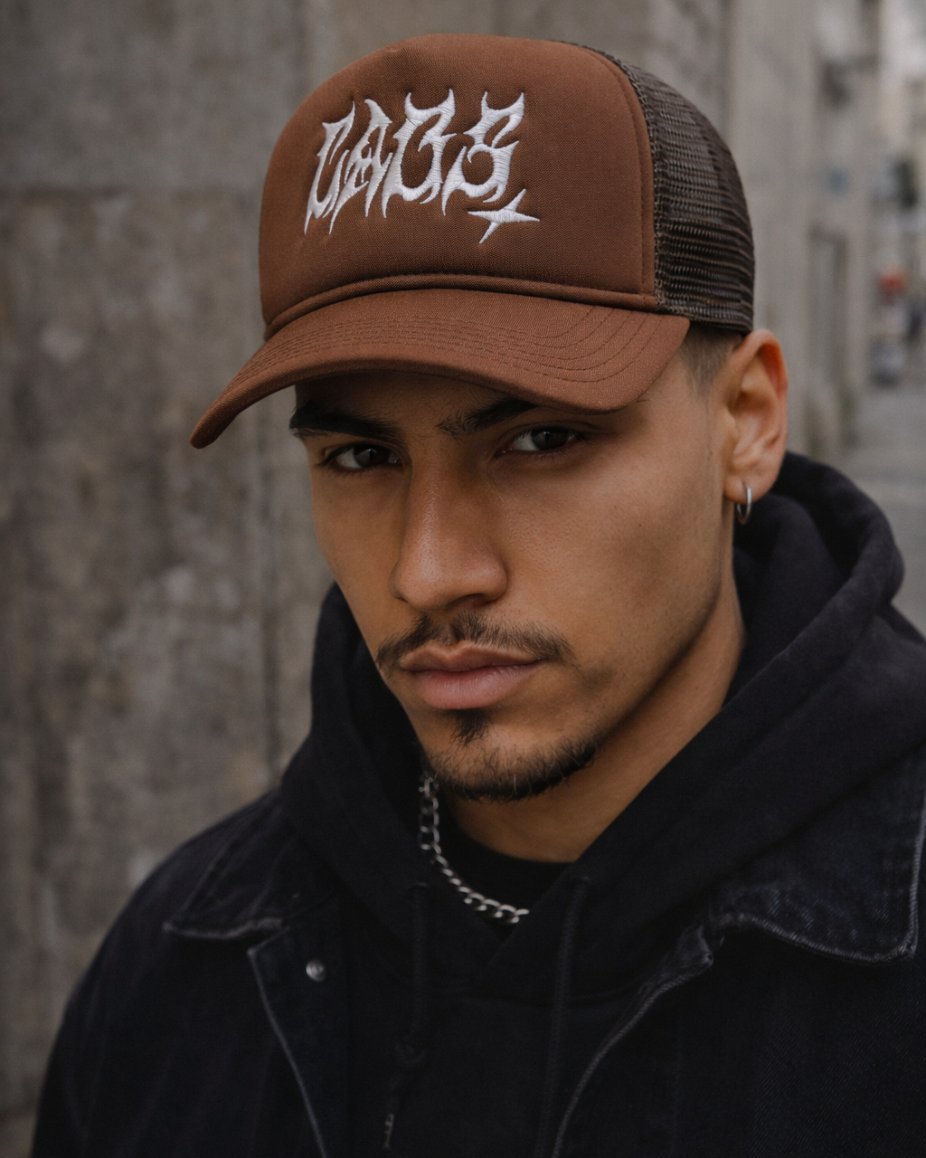 BROWN TRUCKER CAP