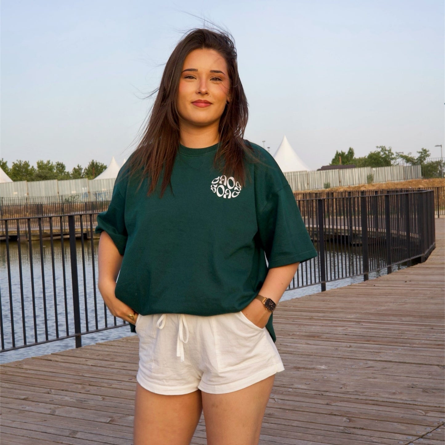 Forest Green Distortion Tee