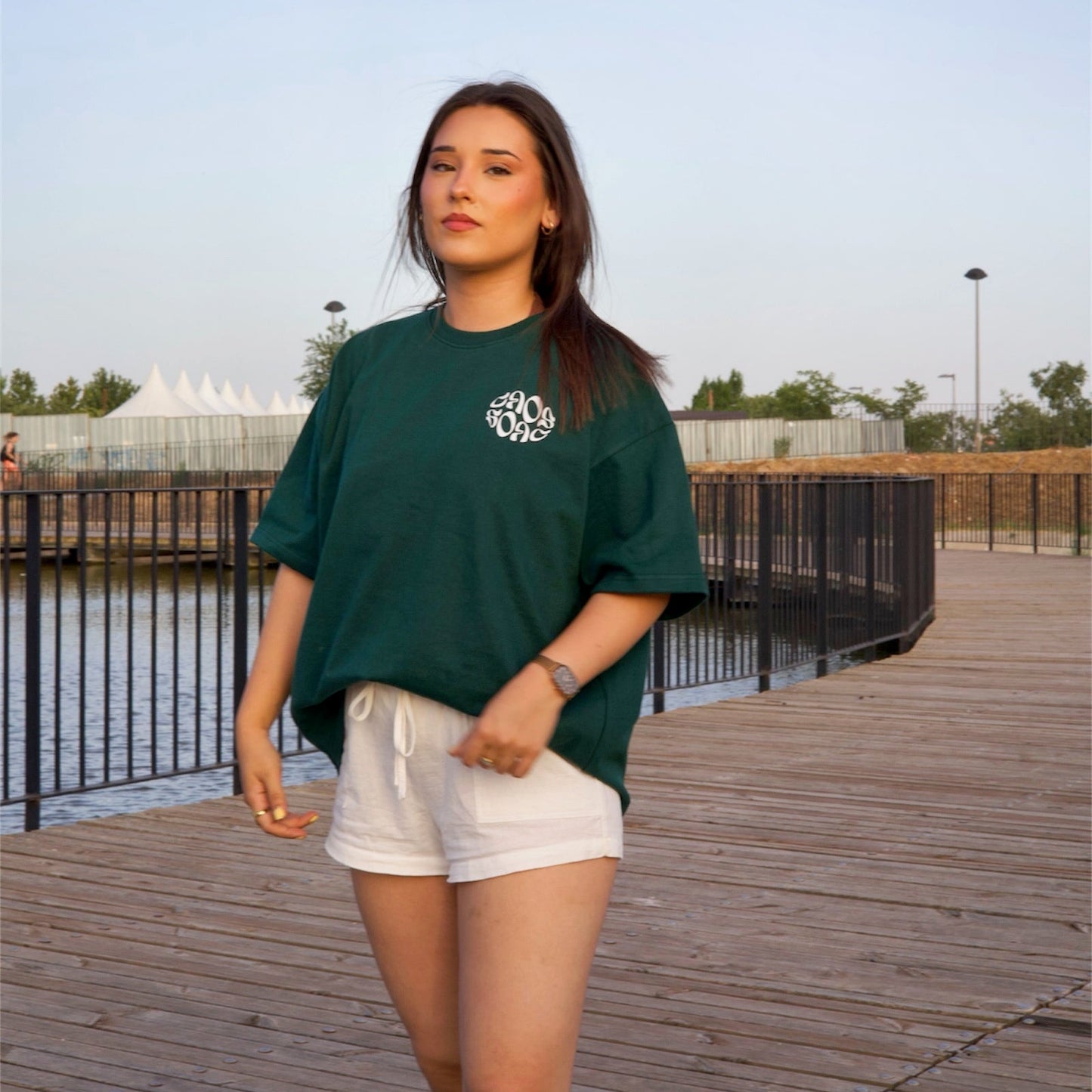 Forest Green Distortion Tee